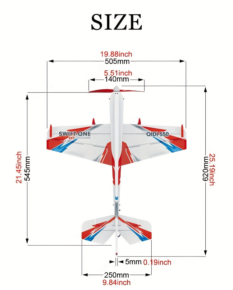 RC Plane 6CH Brushless Motor Remote Control Airplane One-Key Stunt Glider 150M Altitude 2 Batteries Beginner and Experienced Pilots Outdoor Flying Gift