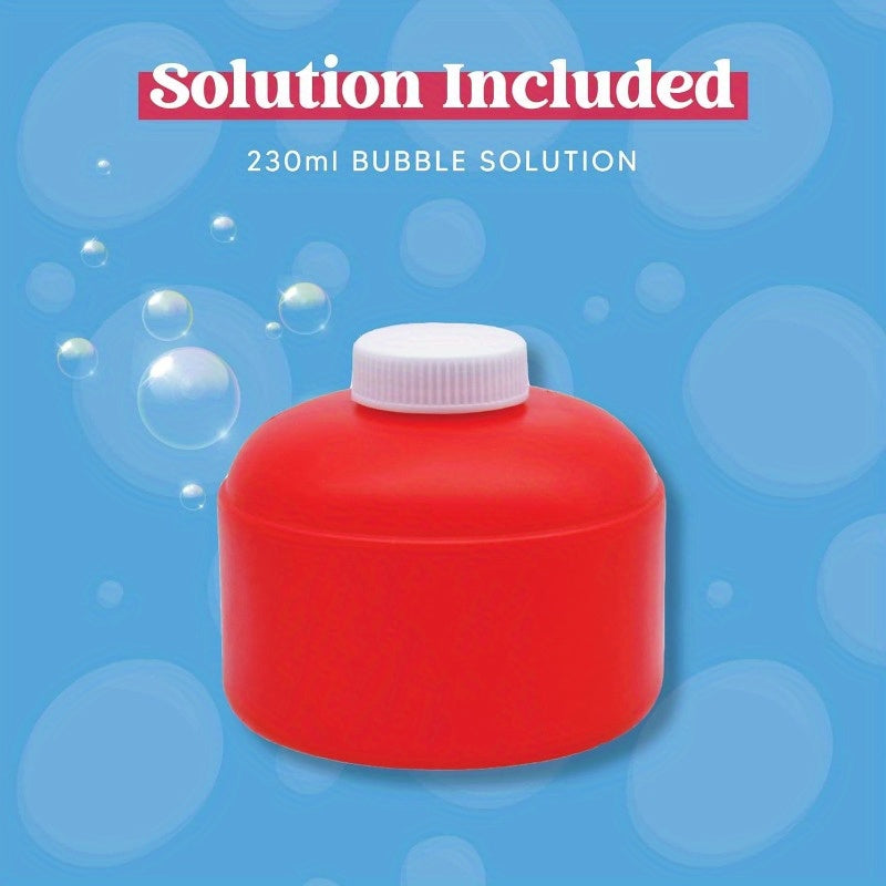 Halloween Fire Extinguisher Bubble Machine – 1000+ Bubbles with 7.78oz Solution, Automatic Bubble Blower for Kids Indoor Outdoor Halloween Birthday Party