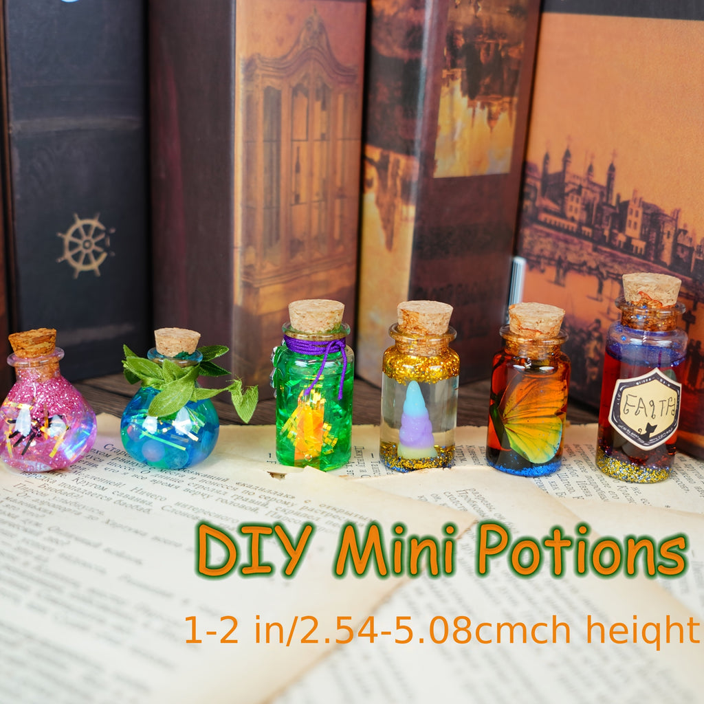 DIY Magic Potion Craft Kit for Kids – Wizard Potion Bottle Making Set – Fantasy Arts & Crafts for Boys & Girls Ages 6+ – Halloween Party Activity – Christmas & Birthday Gift