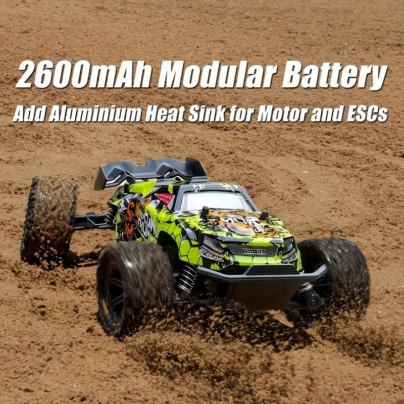 LED RC Off-Road Car for Kids - American Style Remote Control Car with Lights, Outdoor Off-Road Racing Toy for Boys, Birthday & Christmas Gift