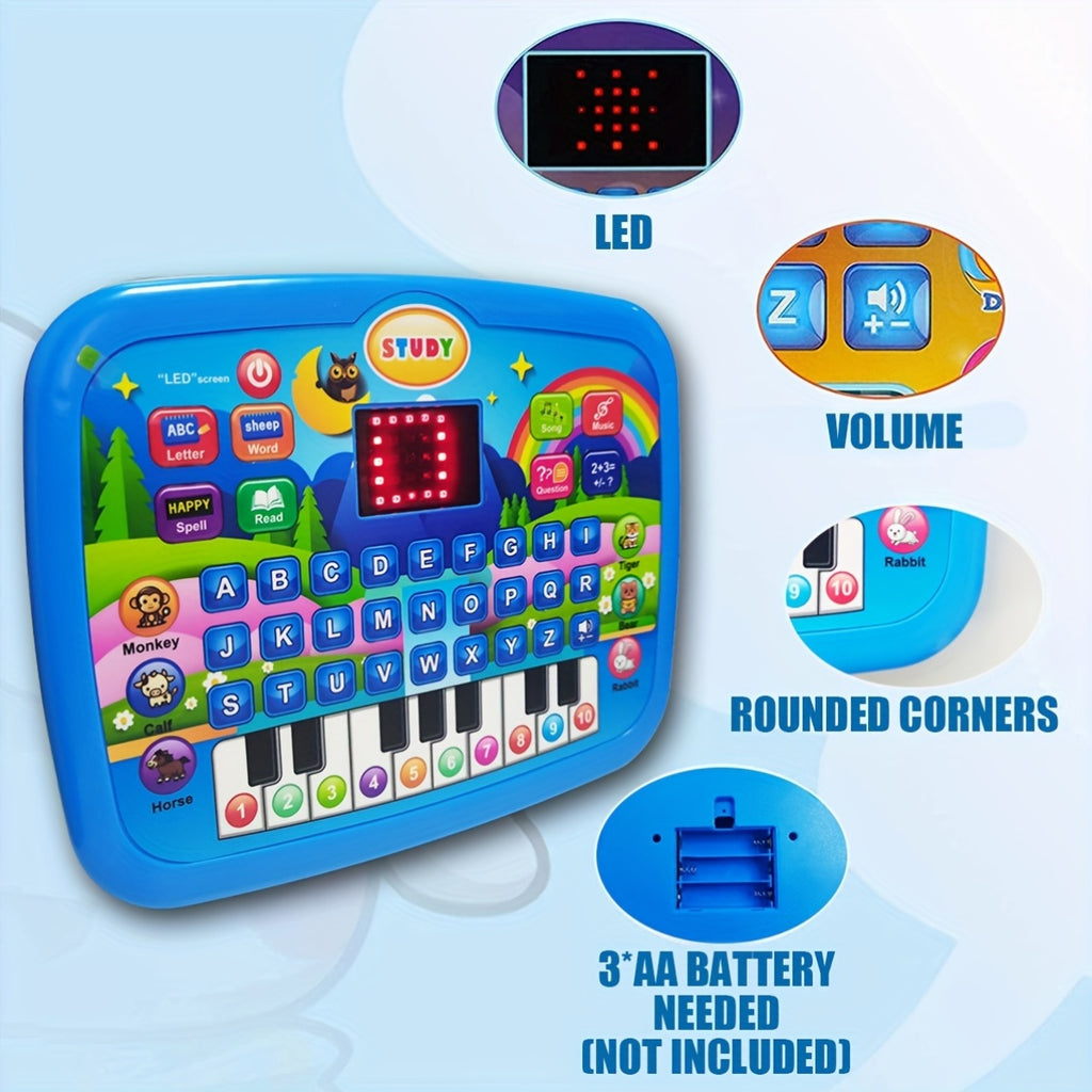 Kids Educational Learning Machine with 2.2" Screen – Alphabet, Numbers, Music, Animal Sounds & Piano – Early Learning Tablet Toy for Toddlers & Preschoolers