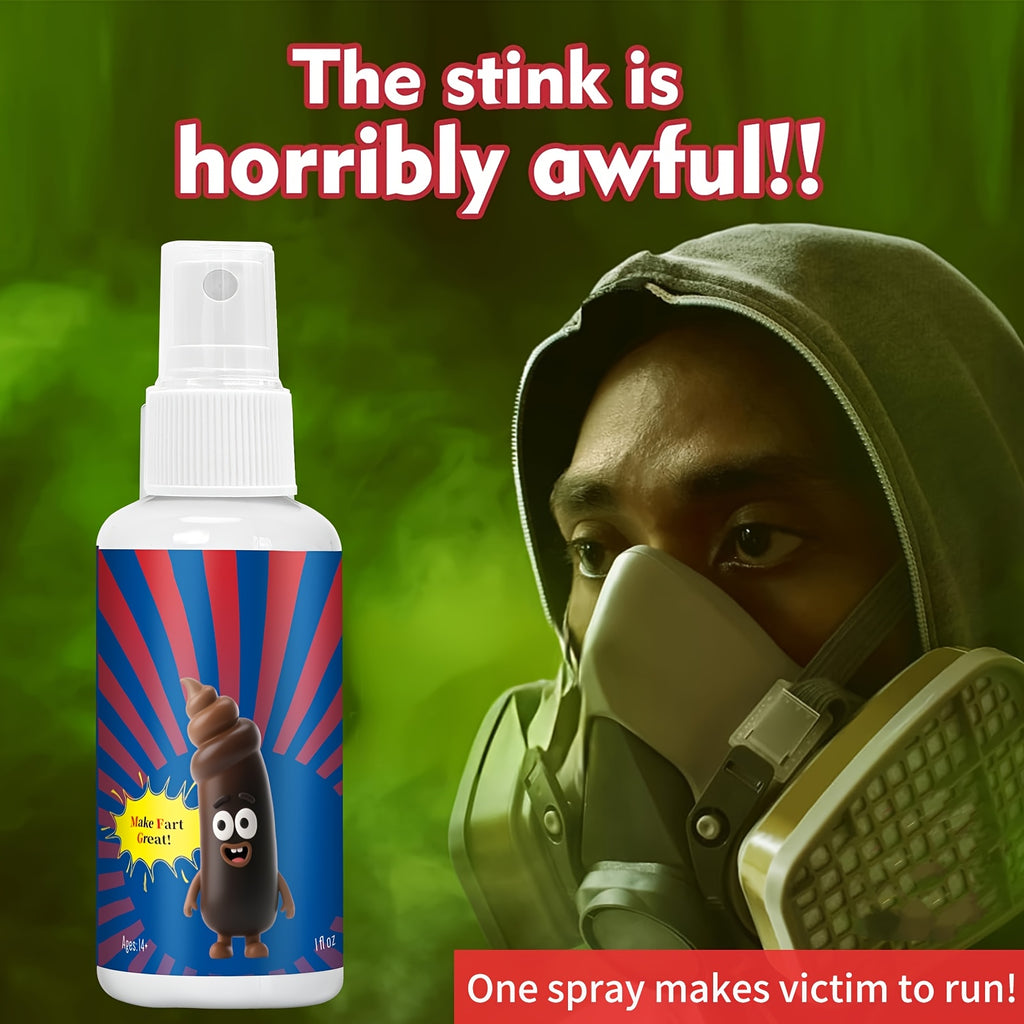 Fart Spray Extra Strong 2-Pack – Potent Stink Bomb Prank Gag Gift for Adults & Teens – Non-Toxic Smell Prank – April Fools, White Elephant, Secret Santa & Stocking Stuffer
