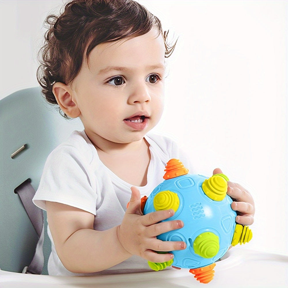Musical Bouncing Sensory Ball Toy for Babies – BPA Free Interactive Electric Dancing Ball with Fun Sounds & Melodies, Encourages Crawling & Jumping, Developmental Toy for Boys Girls