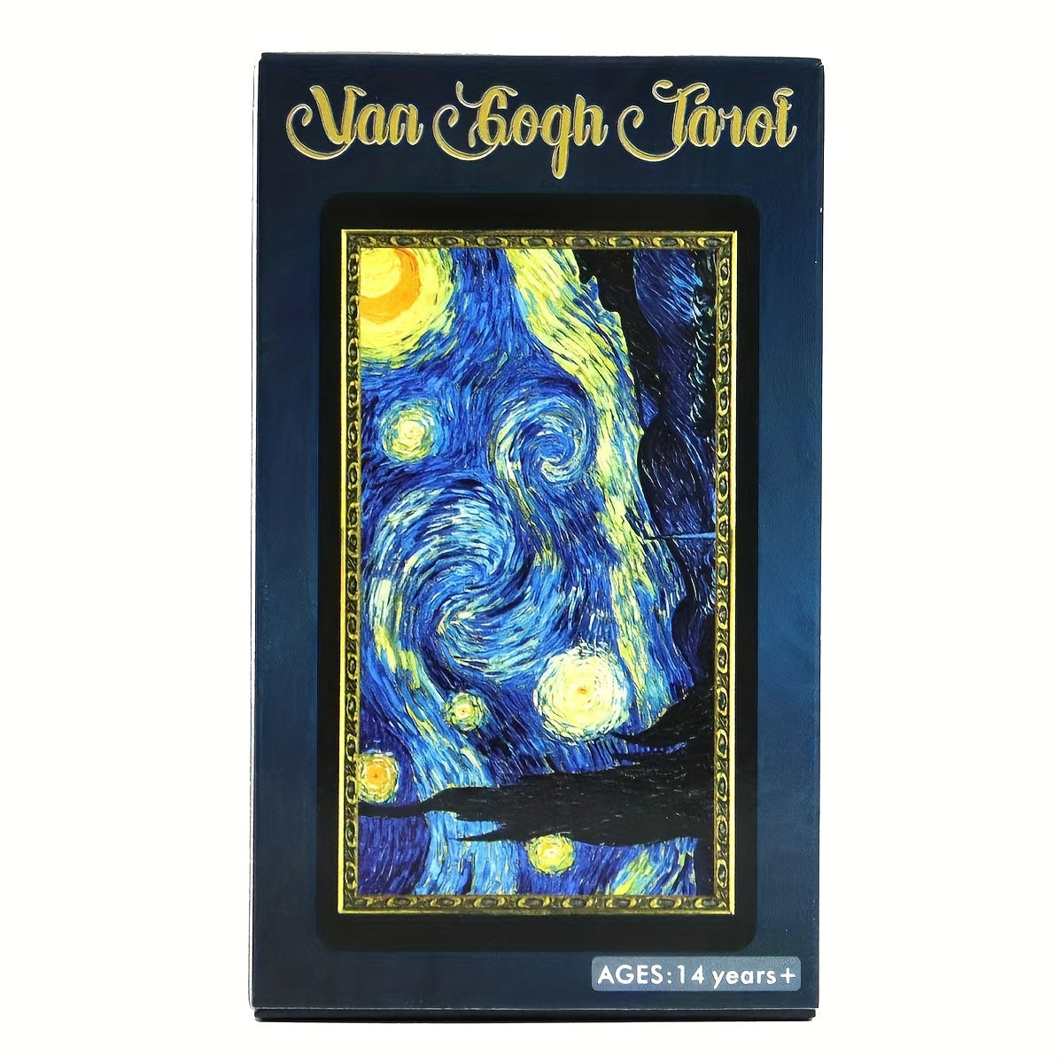 Art Tarot Cards Van Gogh 78-Card Deck High Quality Paper Major Minor Arcana Divination Gift for Art Lovers Readers Collectors Adults Teens 14+