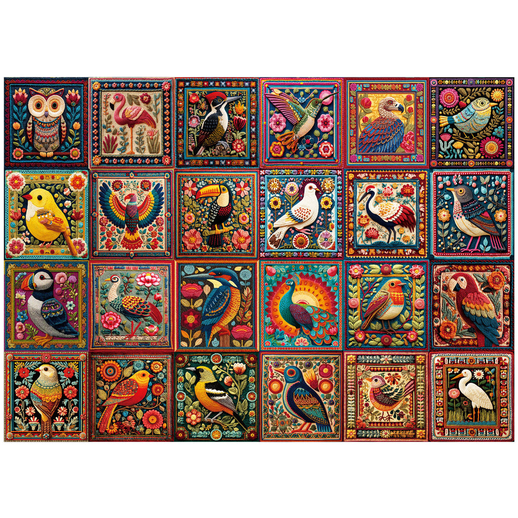 1000 Piece Jigsaw Puzzles for Adults 3-Pack, Sunset Lighthouse Bird Crochet Moroccan Pottery Themes, Brain Teaser Family Fun with Storage Box, Christmas Birthday Gift Ages 14+