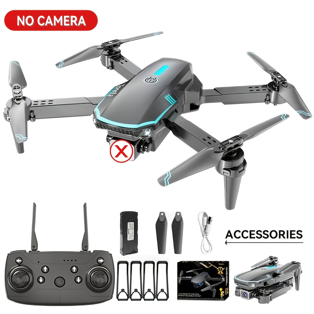 FPV RC Drone with Camera Headless Mode Altitude Hold One-Button Takeoff Landing 360 Flip 3-Speed Switching Storage Bag Photography Gift