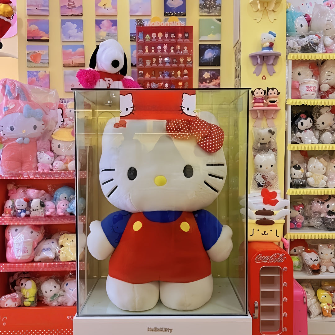 Hello Kitty Large Plush Doll 40cm Stuffed Toy Soft Anime Pillow Cute Kawaii Cat Gift for Girls Kids Holiday Birthday Christmas