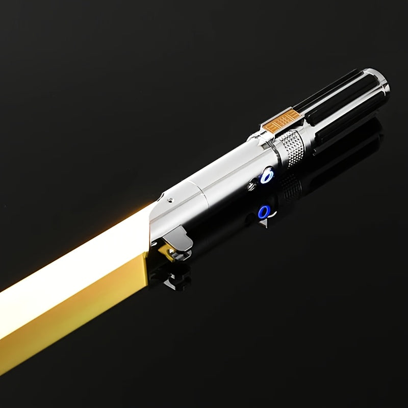RGB LED Light Up Saber Sword 16 Colors Sound Effects Metal Handle Cosplay Toy Kids Adults Gift Halloween Christmas