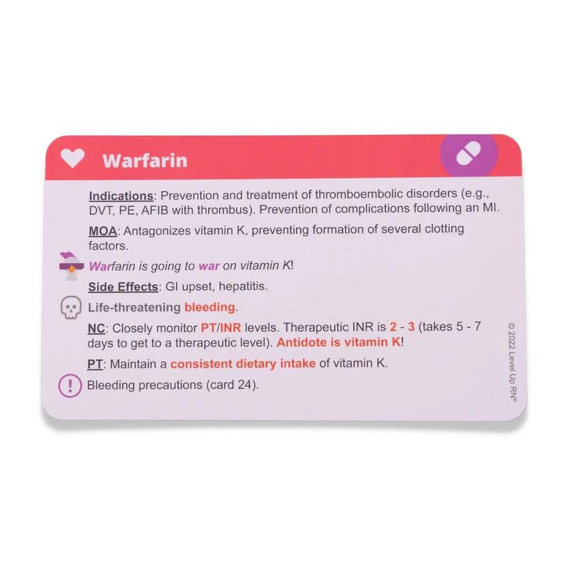 Pharmacology Flashcards for Nursing Students, Level Up RN Edition 3 Body System Medication Review with Memory Tools for NCLEX, ATI and HESI Study