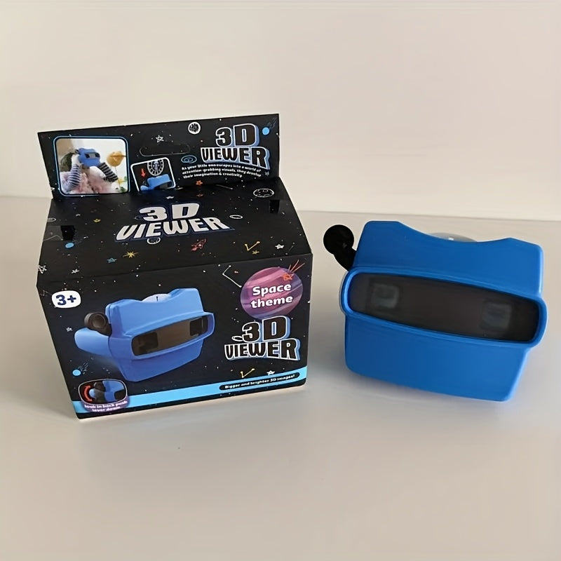 Kids 3D Slide Viewer Toy with Slides – Educational Viewing Machine Space Ocean Animals Dinosaurs Themes for Toddlers & Children Ages 3+