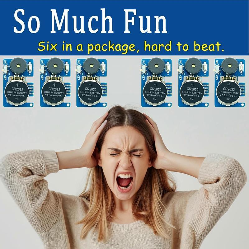 Cricket Noise Maker Prank Device – Hidden Beeping Chirping Bug for Months, Funny Office Pranks for Adults, Gag Gift, April Fools Prank, 3 Pack Blue