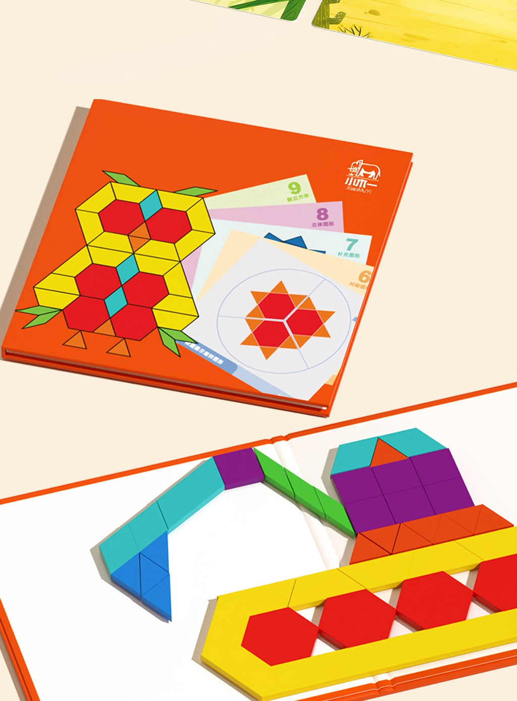 Magnetic Wooden Puzzle for Kids Ages 3-8 – Creative Geometric Shape Building Blocks STEM Educational Toy 128-280 Pieces
