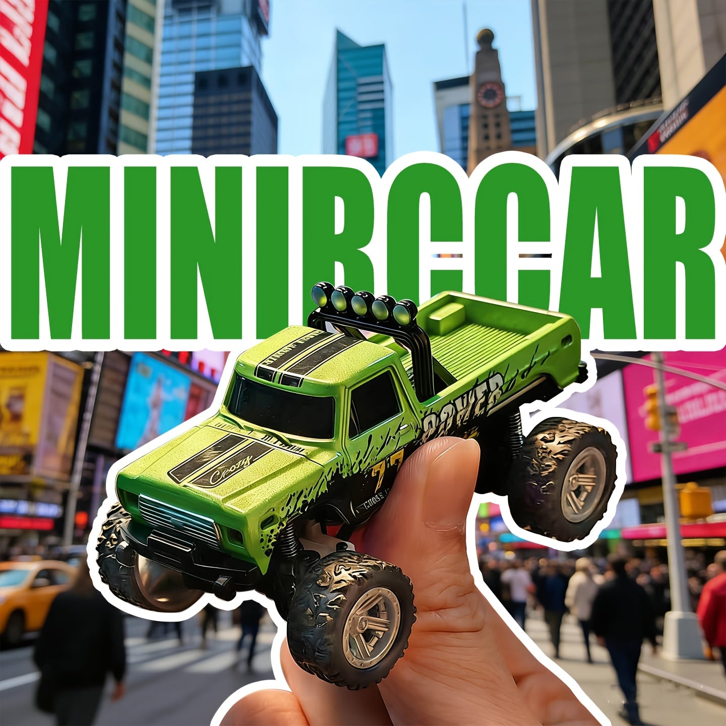 Alloy RC Off-Road Car with Shock-Absorbing Chassis & Rubber Tires – Remote Control Rugged 4WD Truck for Boys Kids Indoor Outdoor Christmas Gift