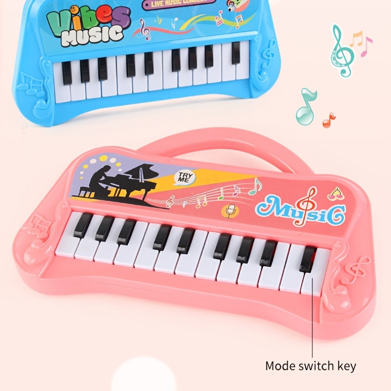 Kids Piano Keyboard Toy 13 Keys Portable Electronic Music Instrument for Toddlers Boys Girls Birthday Christmas Gift Educational STEM Toy