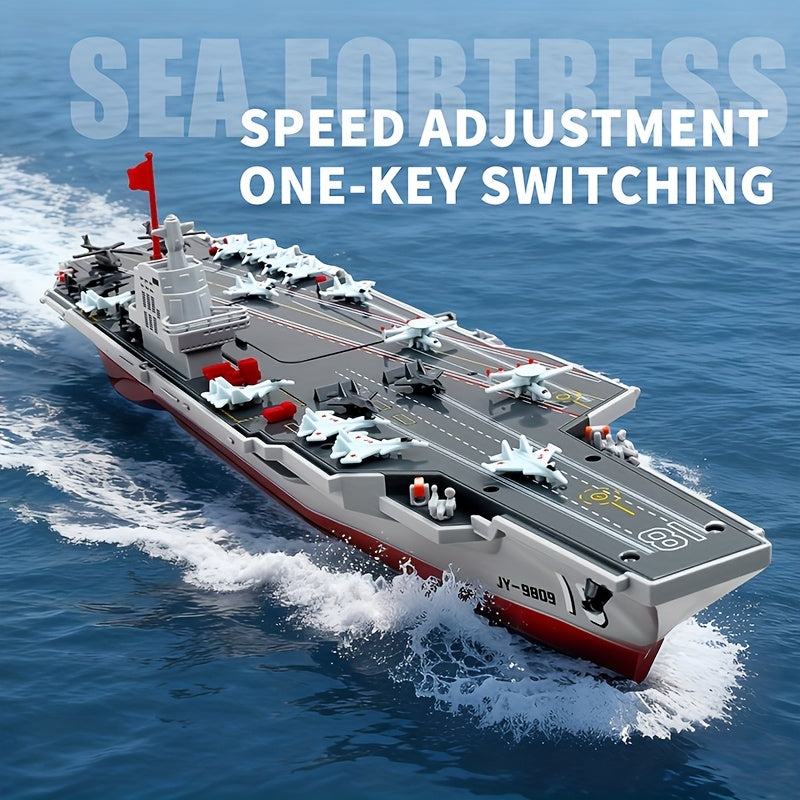 RC Aircraft Carrier Ship 1:800 Scale Fujian Model DIY Assembly Remote Control Boat Water Activated Sound Effects Adult Hobby Gift