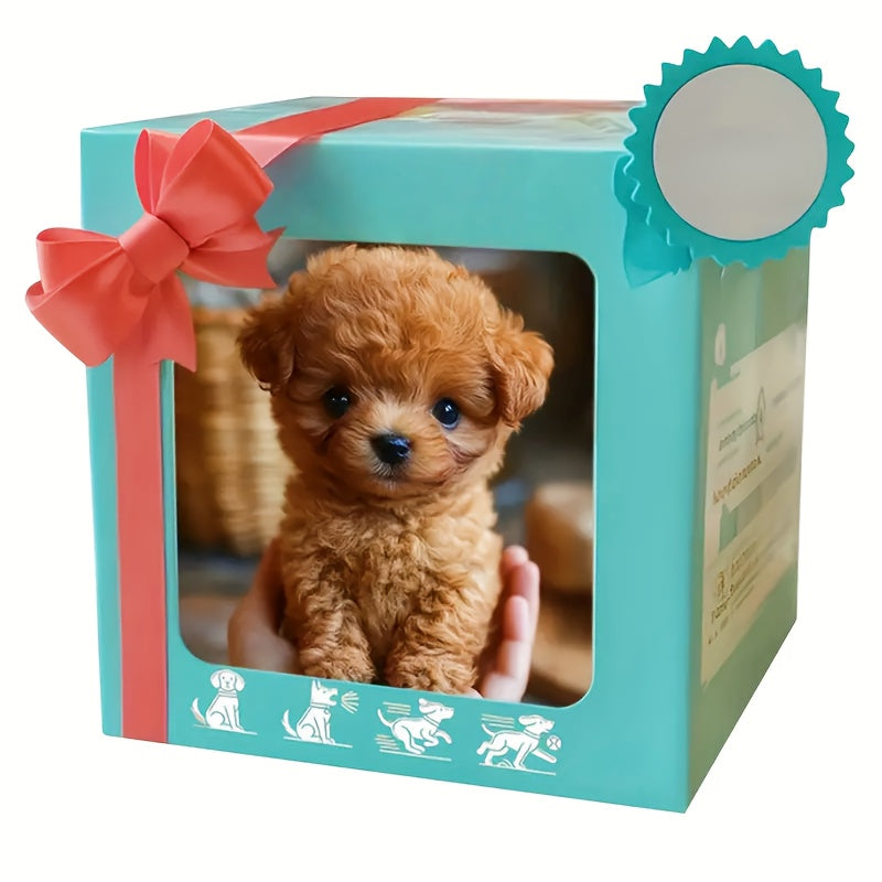 Interactive Electronic Puppy Robot Toy Realistic Simulation Dog Automatic Walking Barking Tail Wagging with Dog Bone – Kids Birthday Christmas Gift Boys Girls