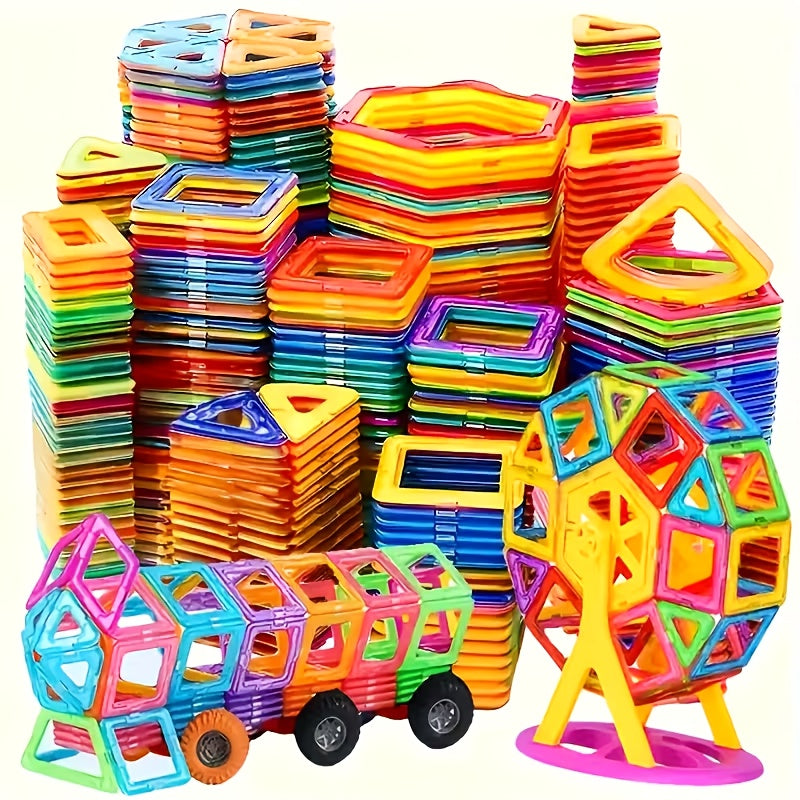 Magnetic Building Blocks STEM Tiles for Kids 67 & 99 Piece Sets – Large Magnetic Tiles DIY 3D Construction Kit, Creative Educational Toy for Boys Girls Ages 3+