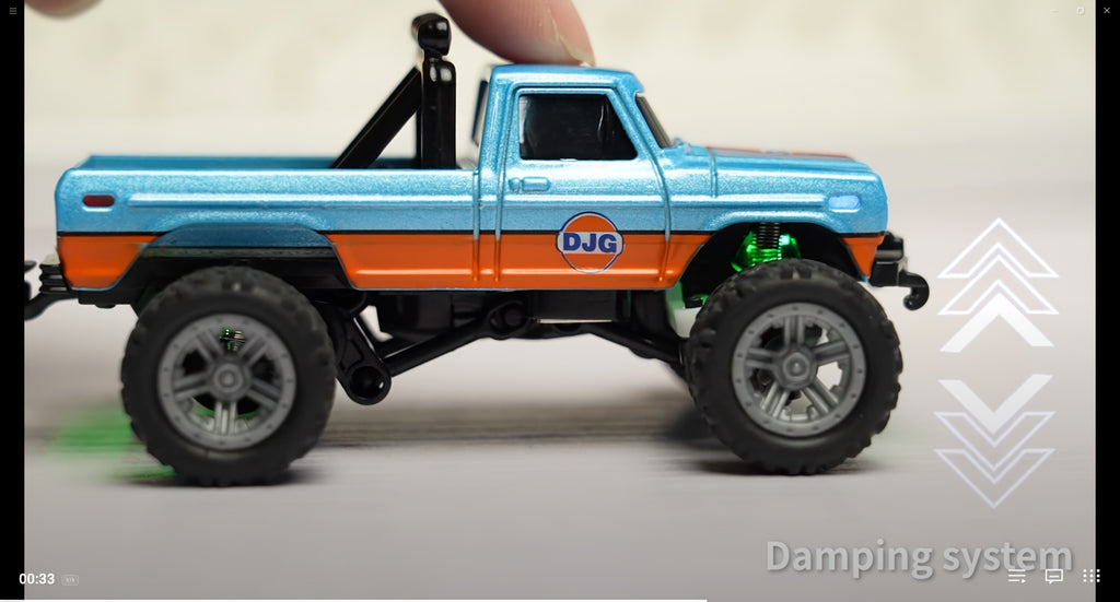 Alloy RC Off-Road Car with Shock-Absorbing Chassis & Rubber Tires – Remote Control Rugged 4WD Truck for Boys Kids Indoor Outdoor Christmas Gift
