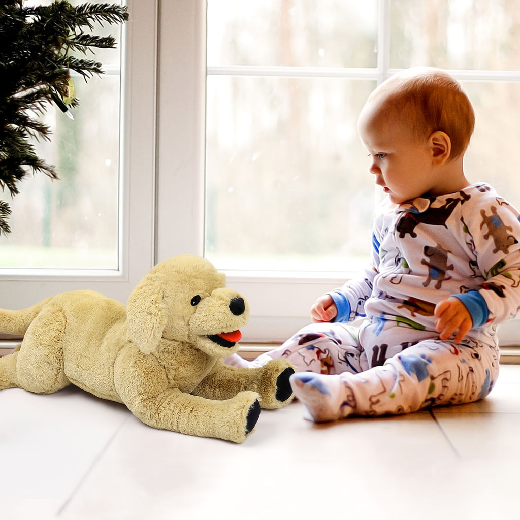 Golden Retriever Stuffed Animal 21 Inch – Super Soft Plush Puppy Dog Toy, Couch Throw Pillow, Birthday Christmas Gift for Kids Girls Boys Pet Lovers