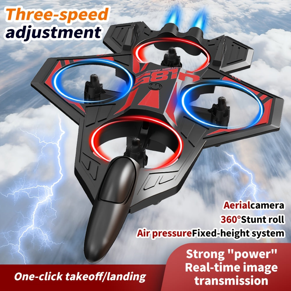 RC Drone for Beginners Kids Adults Height Adjusting Optical Flow Hovering One Click Flip Collision Proof Indoor Outdoor Remote Control Quadcopter Gift