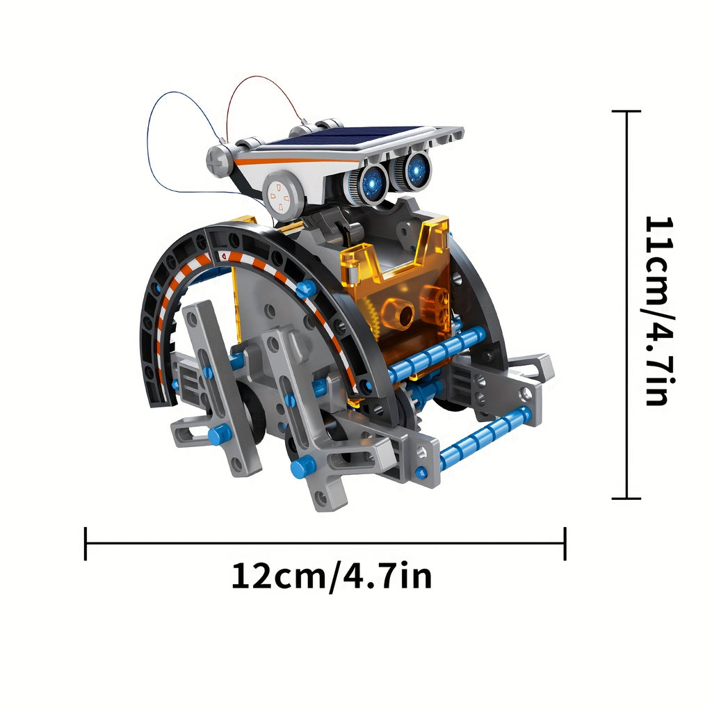 12-in-1 Solar Robot Kit for Kids – STEM Building Science Experiment Toy Educational Gift for Boys & Girls Ages 8-13