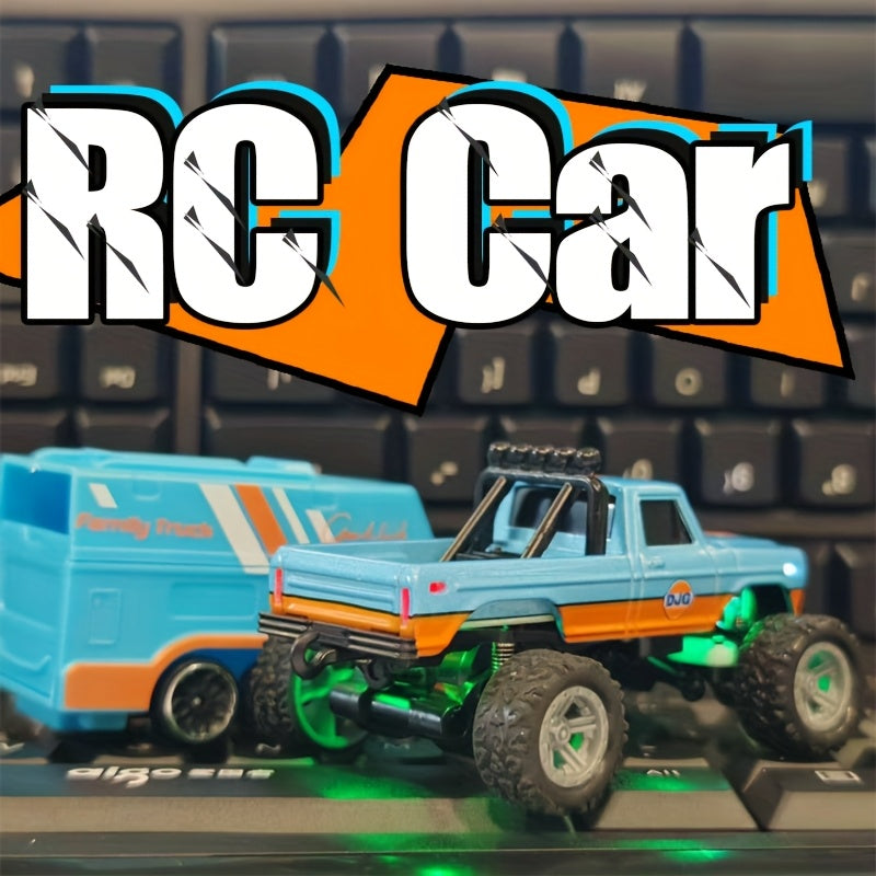Alloy RC Off-Road Car with Shock-Absorbing Chassis & Rubber Tires – Remote Control Rugged 4WD Truck for Boys Kids Indoor Outdoor Christmas Gift