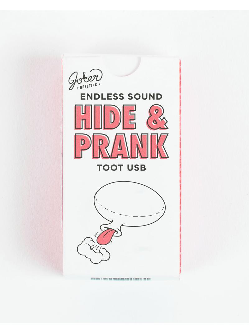 USB Fart Prank Device with Random and 60-Minute Sound Modes, Plug-and-Play USB-A Toot Noise Maker for Office Gag Gifts, Ages 12+