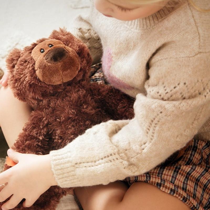 GUND Philbin Classic Teddy Bear 12 Inch Chocolate Brown - Premium Soft Plush Stuffed Animal for Ages 1 and Up, Faux Suede Paw Pads & Oversized Huggable Paws, Forever Friends Promise, Cuddle Toy Gift for Kids Babies Toddlers