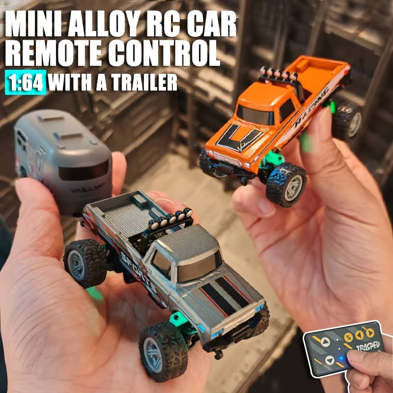 Alloy RC Off-Road Car with Shock-Absorbing Chassis & Rubber Tires – Remote Control Rugged 4WD Truck for Boys Kids Indoor Outdoor Christmas Gift
