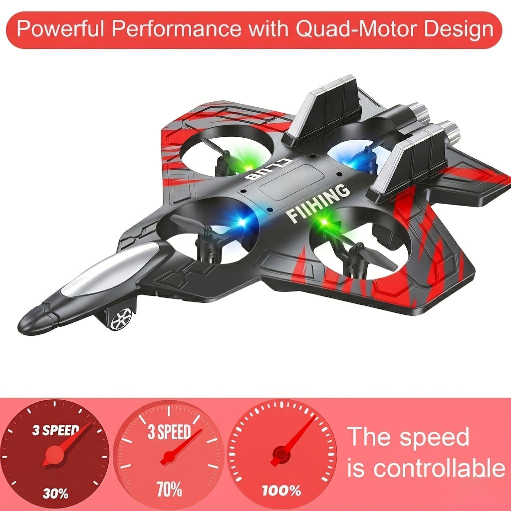 RC Drone for Beginners Rechargeable Battery Altitude Control Quadcopter Indoor Outdoor Remote Control Flying Toy Christmas Halloween Thanksgiving Gift