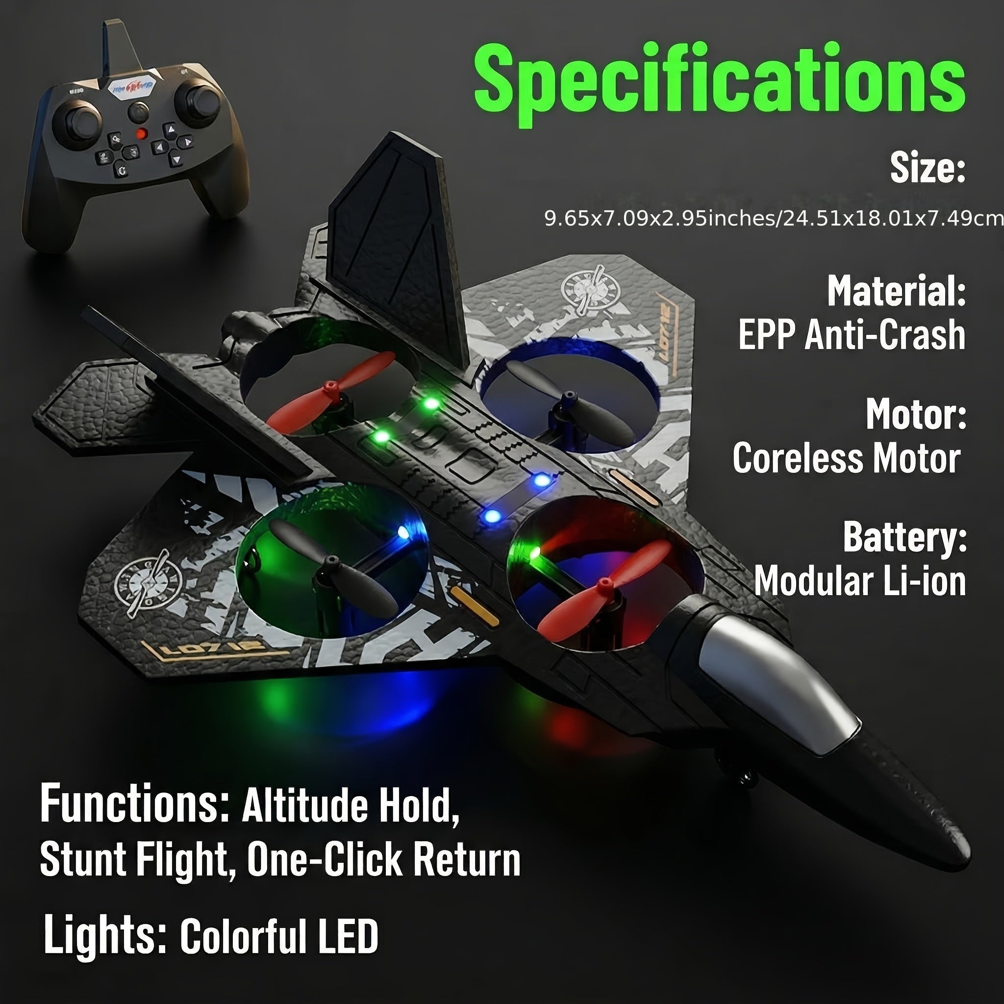 Pocket Stunt Drone 4-Motor 3D 360 Flips RC Mini UAV Flexible EPP Body 100M Range Rechargeable Lithium Battery Indoor Outdoor Flying Gift