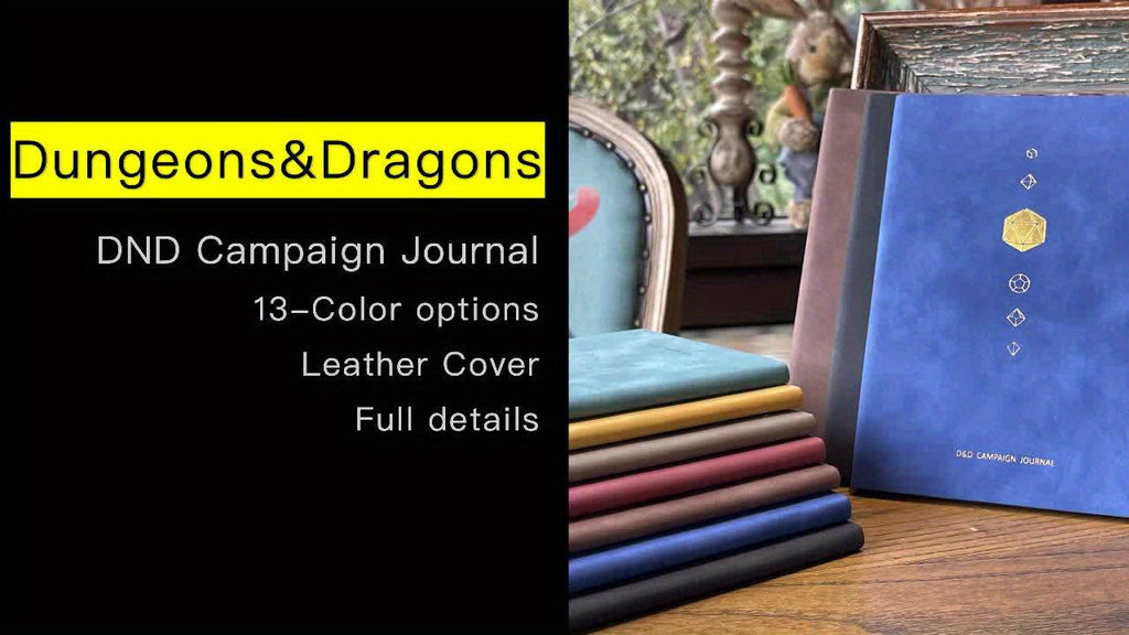 DnD RPG Journal for D&D 5e 5R Players, 100-Page All-in-One Character Sheet Notebook with Quest Log, Spell Tracker, NPC Manager & Game Guide, Gift for Dungeon Masters