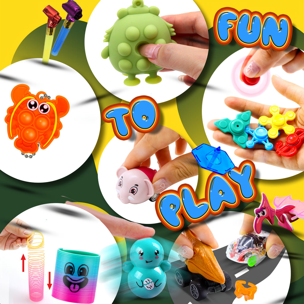1000pcs Finger Toys Bulk – Novelty Mini Party Favor Toys, Carnival Prizes, Lucky Bag Fillers, Classroom Gifts, Birthday Presents, Themed Party Toy Bags