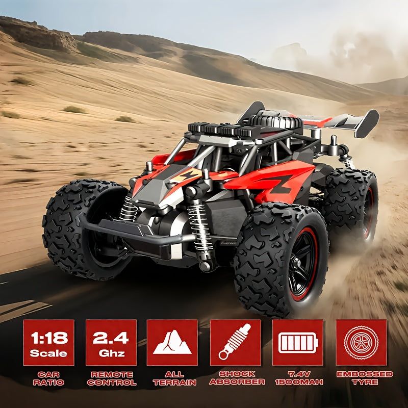 RC Car High Speed 40KM/H All Terrain Off-Road Vehicle - Long Battery Life, Sturdy 4WD Remote Control Truck for Kids Boys, Birthday Gift, Climbing Monster Car