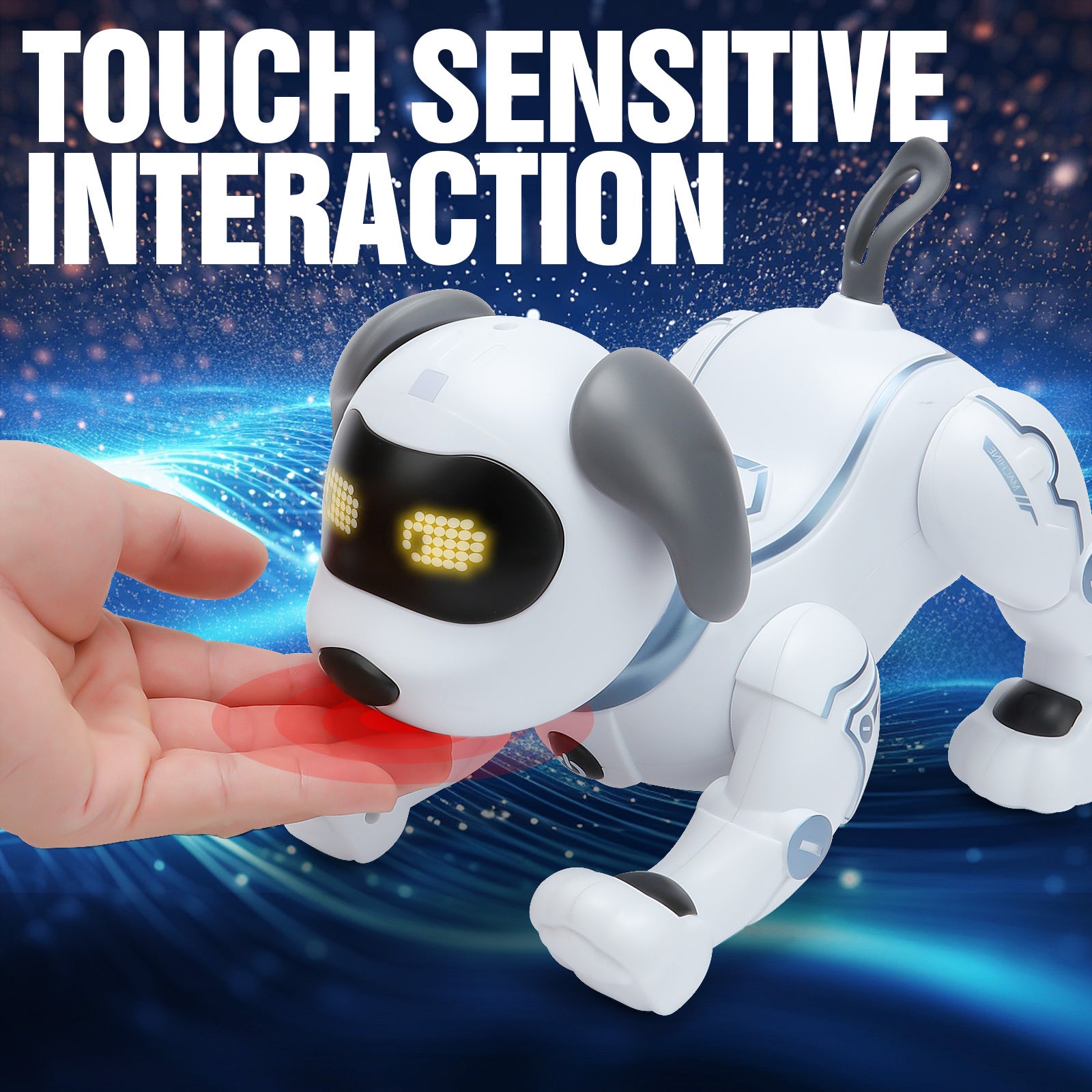 RC Robot Dog for Kids Interactive Remote Control Smart Dog Toy that Sings Dances & Programs Stunt Robo Dog – Birthday Christmas New Year Gift for Children Ages 3-8