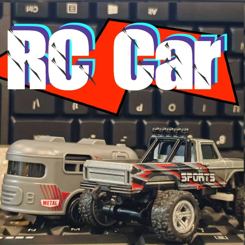 Alloy RC Off-Road Car with Shock-Absorbing Chassis & Rubber Tires – Remote Control Rugged 4WD Truck for Boys Kids Indoor Outdoor Christmas Gift