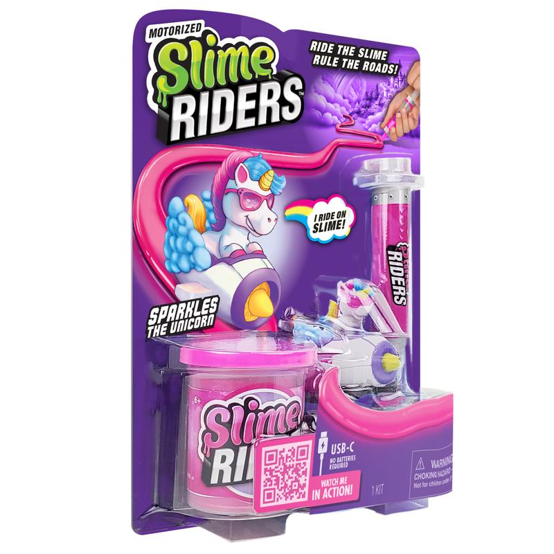 Slime Race Track Builder with Rechargeable Motorized Car, Slime Riders DIY Racing Toy for Creative Kids, Birthday and Holiday Gifts