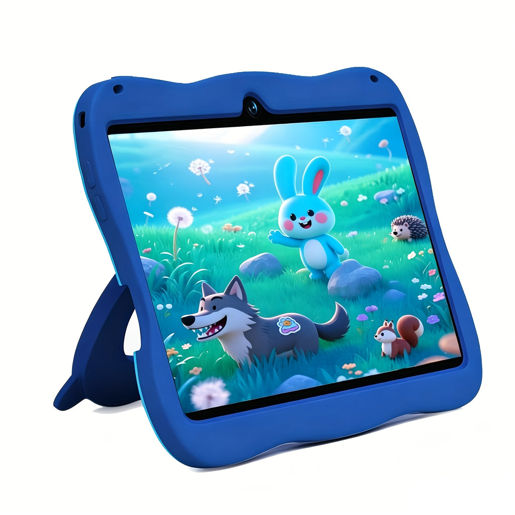 Kids Tablet 7-Inch HD Screen Android 14 6GB RAM 32GB ROM with EVA Shockproof Case Parental Controls Ad-Free Educational Apps – Best Gift for Children Boys Girls