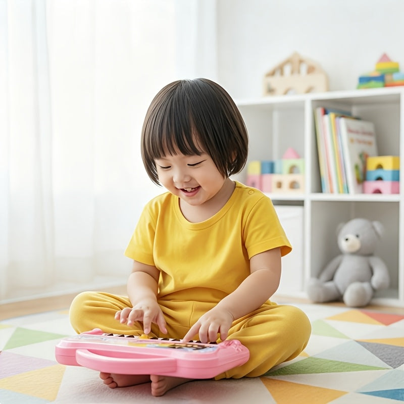 Kids Piano Keyboard Toy 13 Keys Portable Electronic Music Instrument for Toddlers Boys Girls Birthday Christmas Gift Educational STEM Toy