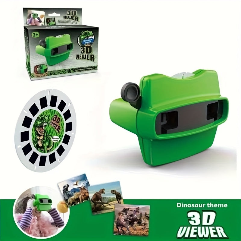 Kids 3D Slide Viewer Toy with Slides – Educational Viewing Machine Space Ocean Animals Dinosaurs Themes for Toddlers & Children Ages 3+