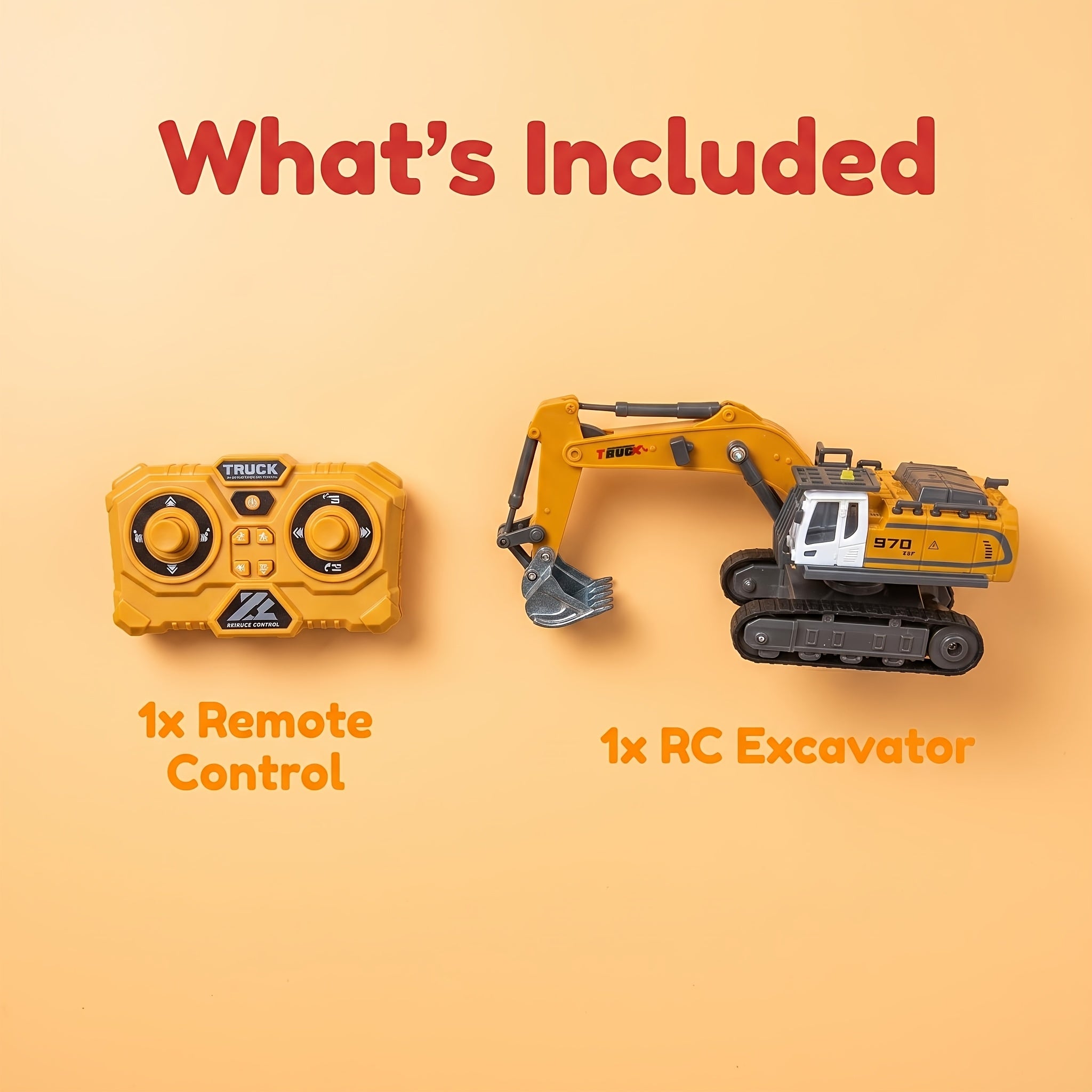 Alloy Construction Truck Toy 1:24 Scale – Bulldozer, Dump Truck & Excavator with 11-Channel Control, Sound Effects, Indoor Outdoor Engineering Vehicle Gift for Boys & Girls
