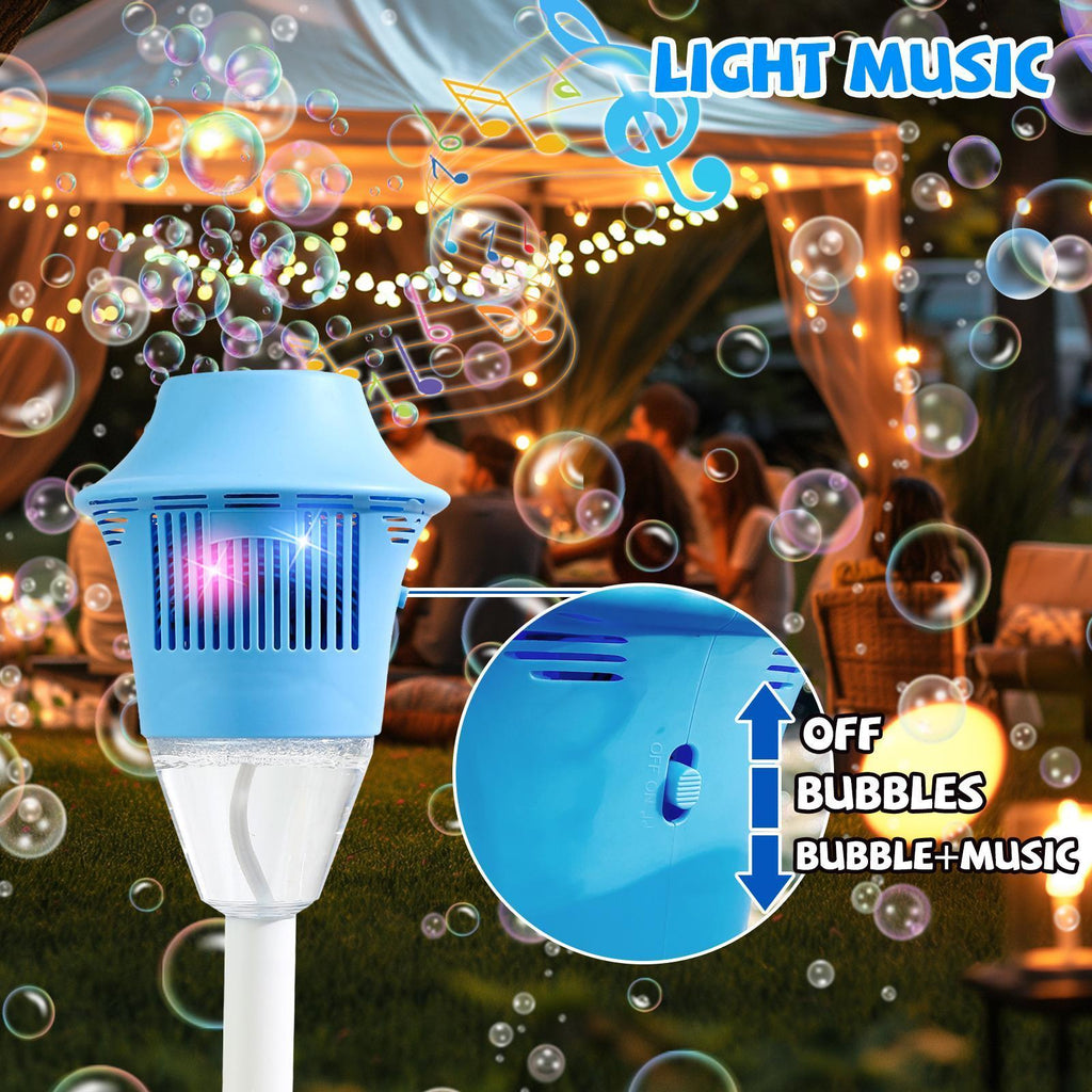 Automatic Bubble Maker for Kids – 20,000 Bubbles/Min with Music & Lights, Adjustable Height Stand, Portable Bubble Blaster for Indoor Outdoor Party