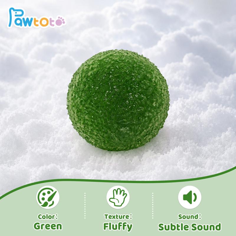 Mochi Squishy Ball by Pawtoto, Handmade Crystal Dumpling Sensory Fidget with Ice Crack, Slush or Fluffy Textures for Teen and Adult Gifts