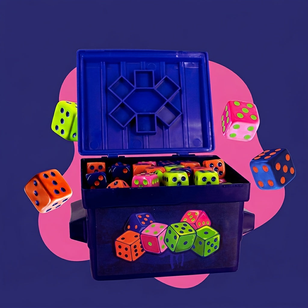 Fast Paced Dice Rolling Board Game 80 Dice 2-4 Player Addictive Party Game for Adults Game Night Travel Camping Fun Birthday Gift