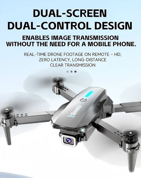 Foldable RC Drone with Camera One-Key Start 360 Stunt Tumbling Remote Control Quadcopter for Adults Beginners Kids Holiday Birthday Gift