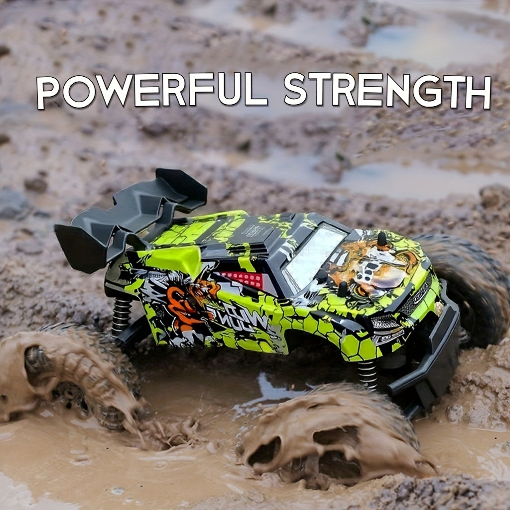 RC Off-Road Truck High Speed 2.4GHz Remote Control Car - Impact & Drop Resistant, All-Terrain Monster Truck Toy for Boys Kids Ages 3+, Christmas Birthday Gift