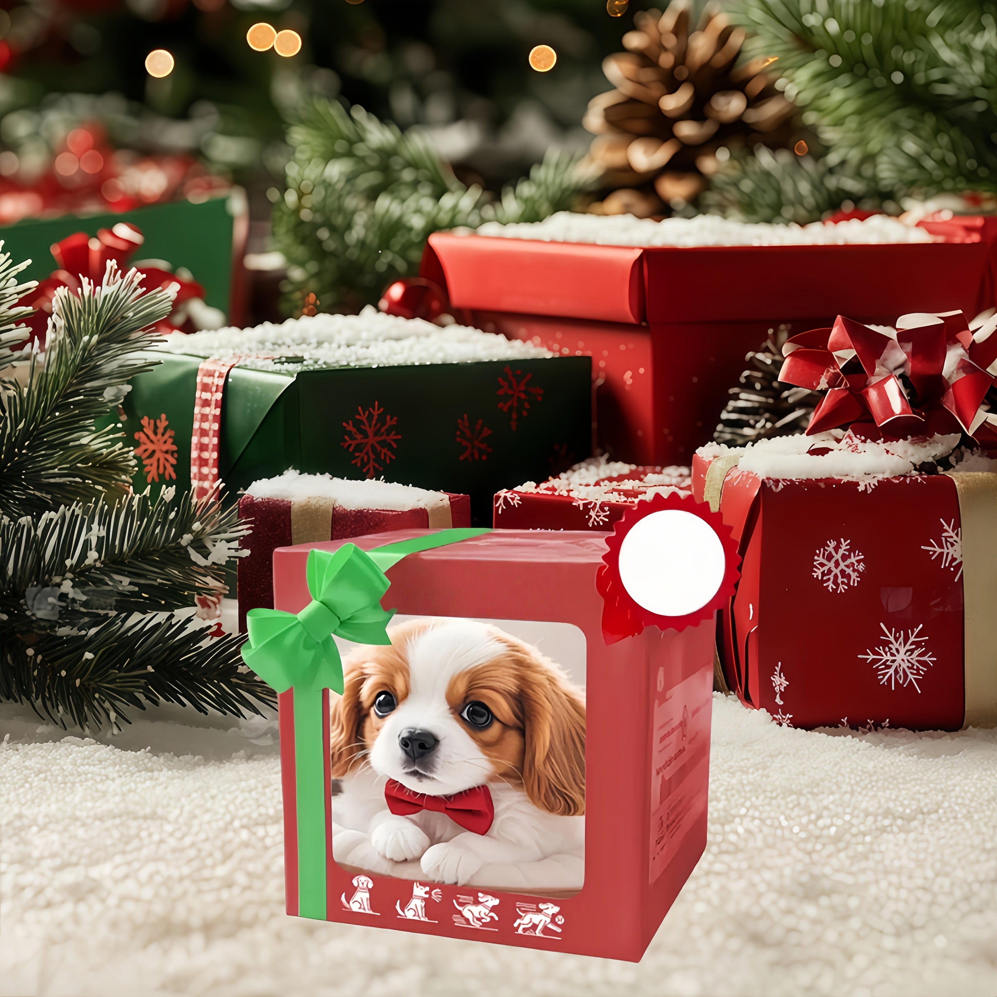 Interactive Electronic Puppy Robot Toy Realistic Simulation Dog Automatic Walking Barking Tail Wagging with Dog Bone – Kids Birthday Christmas Gift Boys Girls