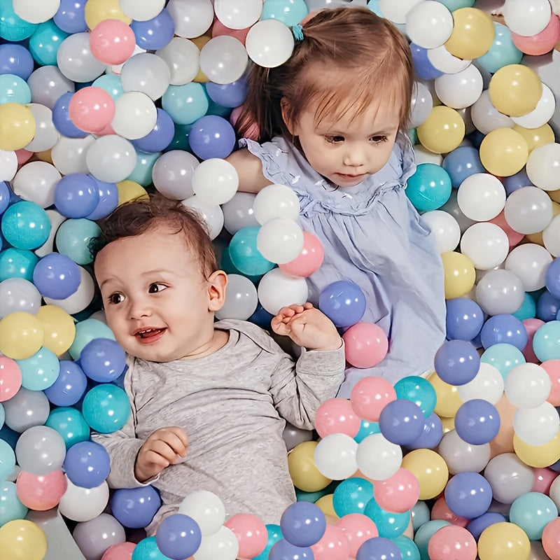 Ocean Balls for Infants Toddlers 100 200 Pack - Non-Toxic PE Colorful Ball Pit Balls for Baby Sensory Play, Hand-Foot Coordination Color Learning, Safe Play Balls for Ball Pit Pool, Baby Gift