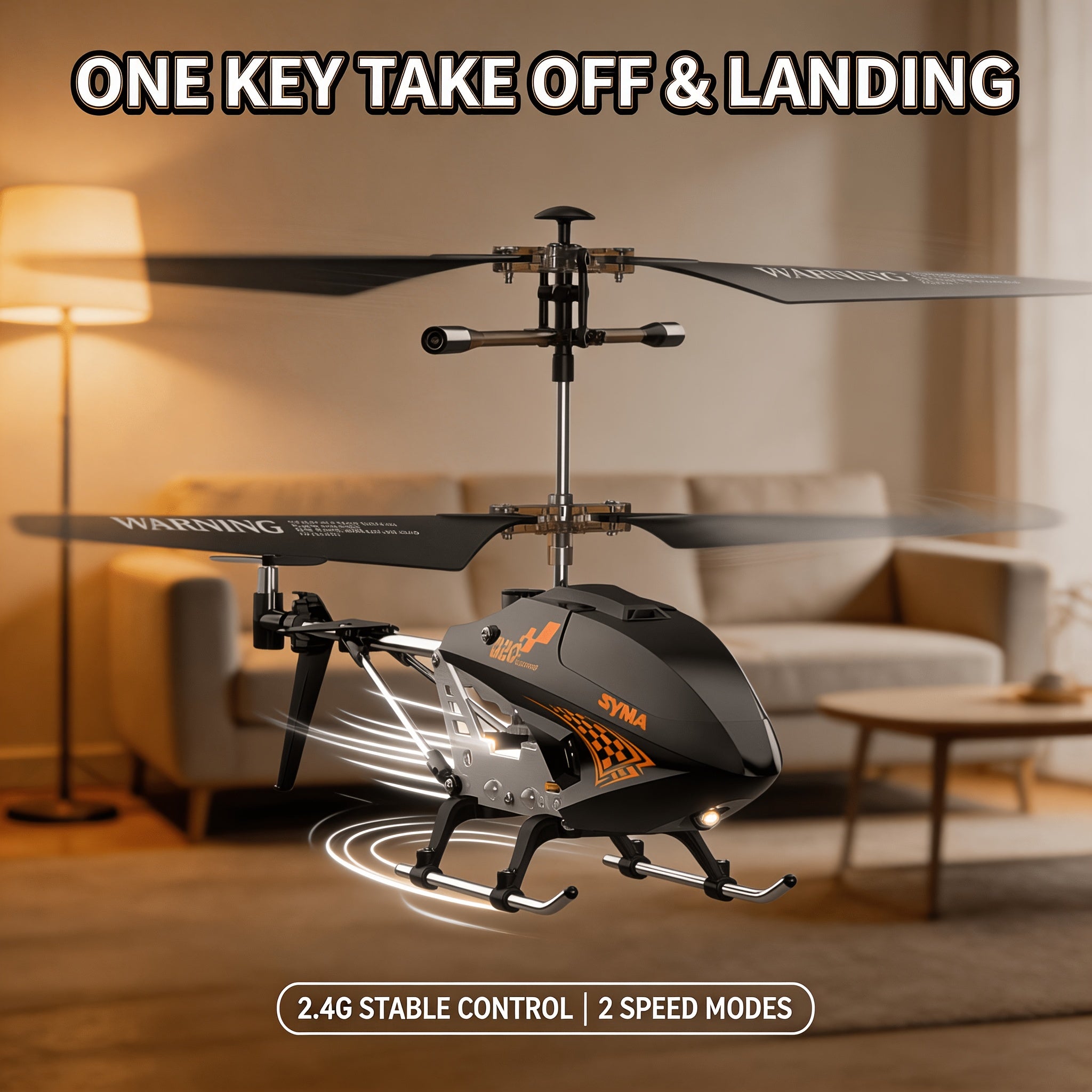 RC Helicopter Altitude Hold One-Key Takeoff Landing 3.5CH Gyro Stabilizer Indoor Flying Toy Alloy Frame Kids Boys Girls Ages 8-12 Birthday Christmas Valentine Gift