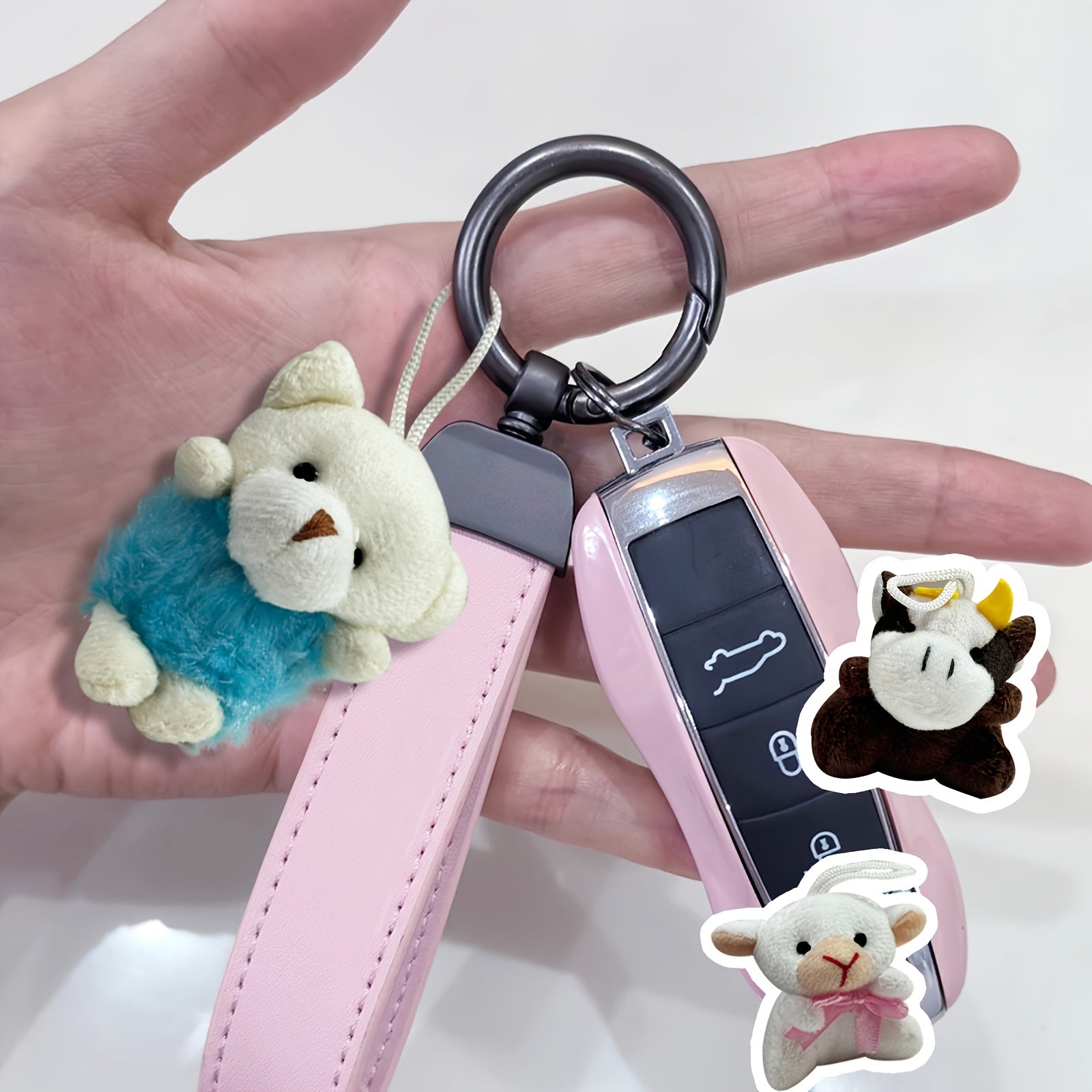 24PCS Mini Animal Plush Toy Assortment – Small Stuffed Animal Bulk Set with Keychains, Party Favors, Carnival Prizes, School Gifts, Christmas Easter Halloween Valentine’s Day Gift for Kids